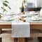 DII® 108" Tonal Recycled Cotton Slubby Rib Table Runner